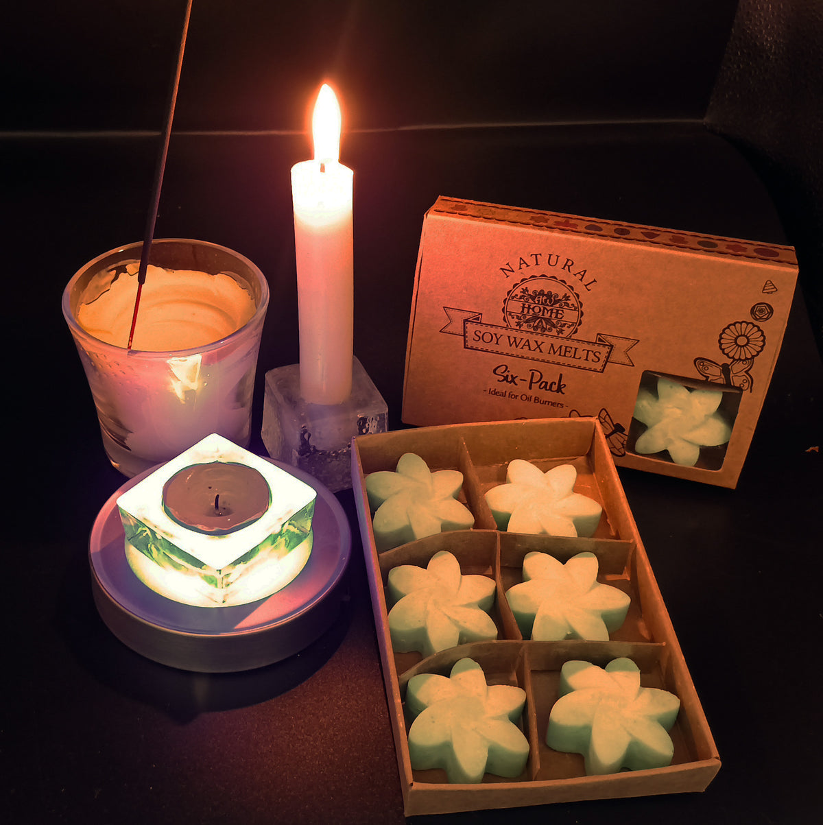 Fondants naturels Pack de 6 Jardin Secret