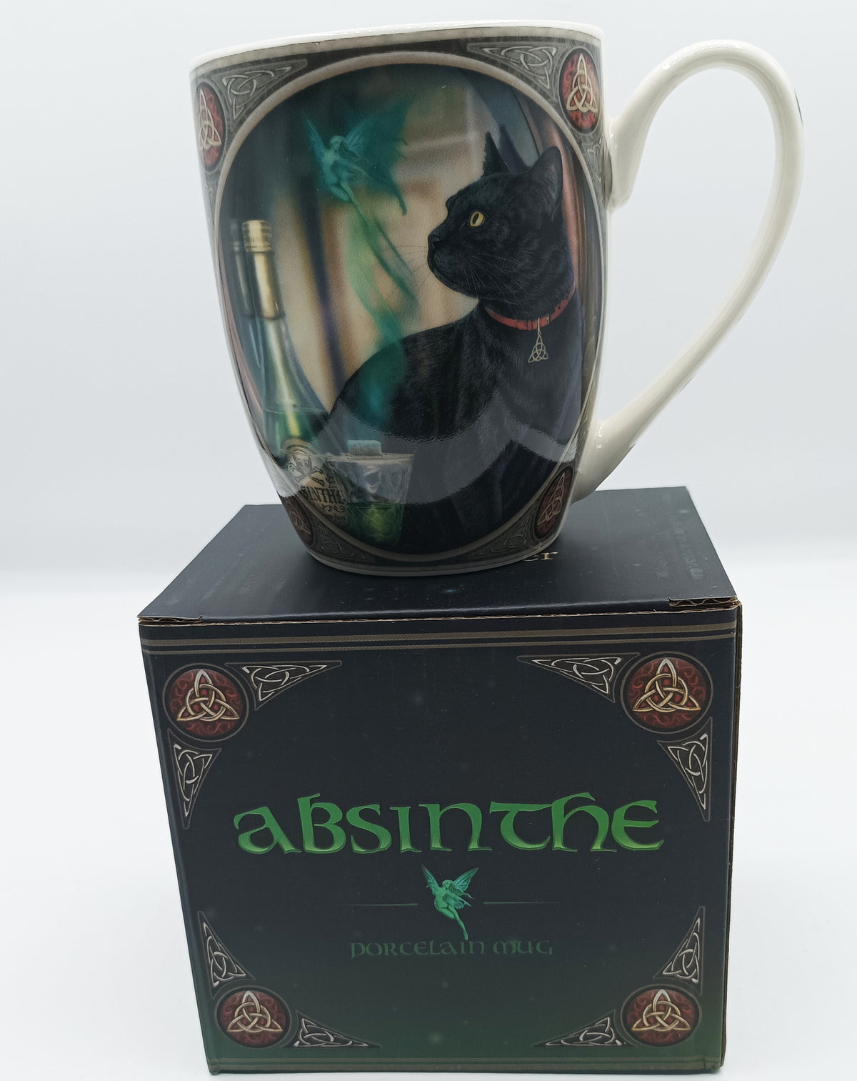 Mug chat et absinthe