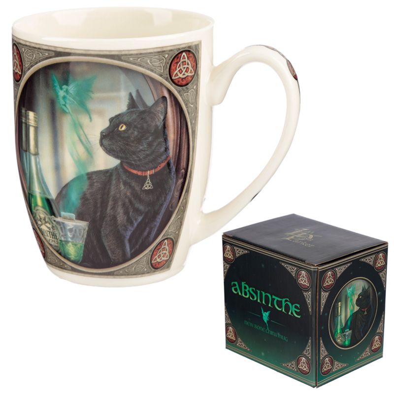 Mug chat et absinthe