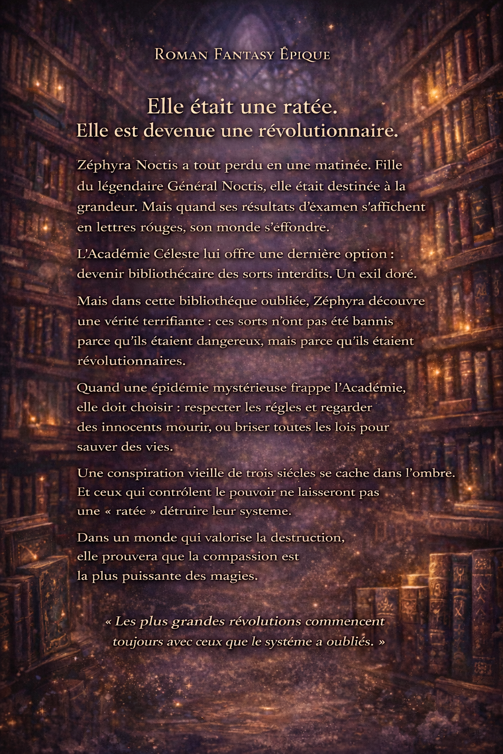 La bibliothécaire des Sorts Oubliés