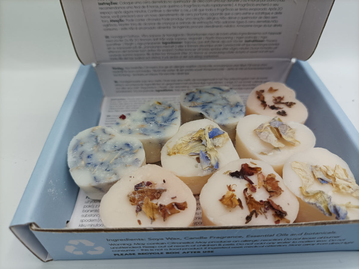 Fondants Faits à la main avec des huiles essentielles de plantes