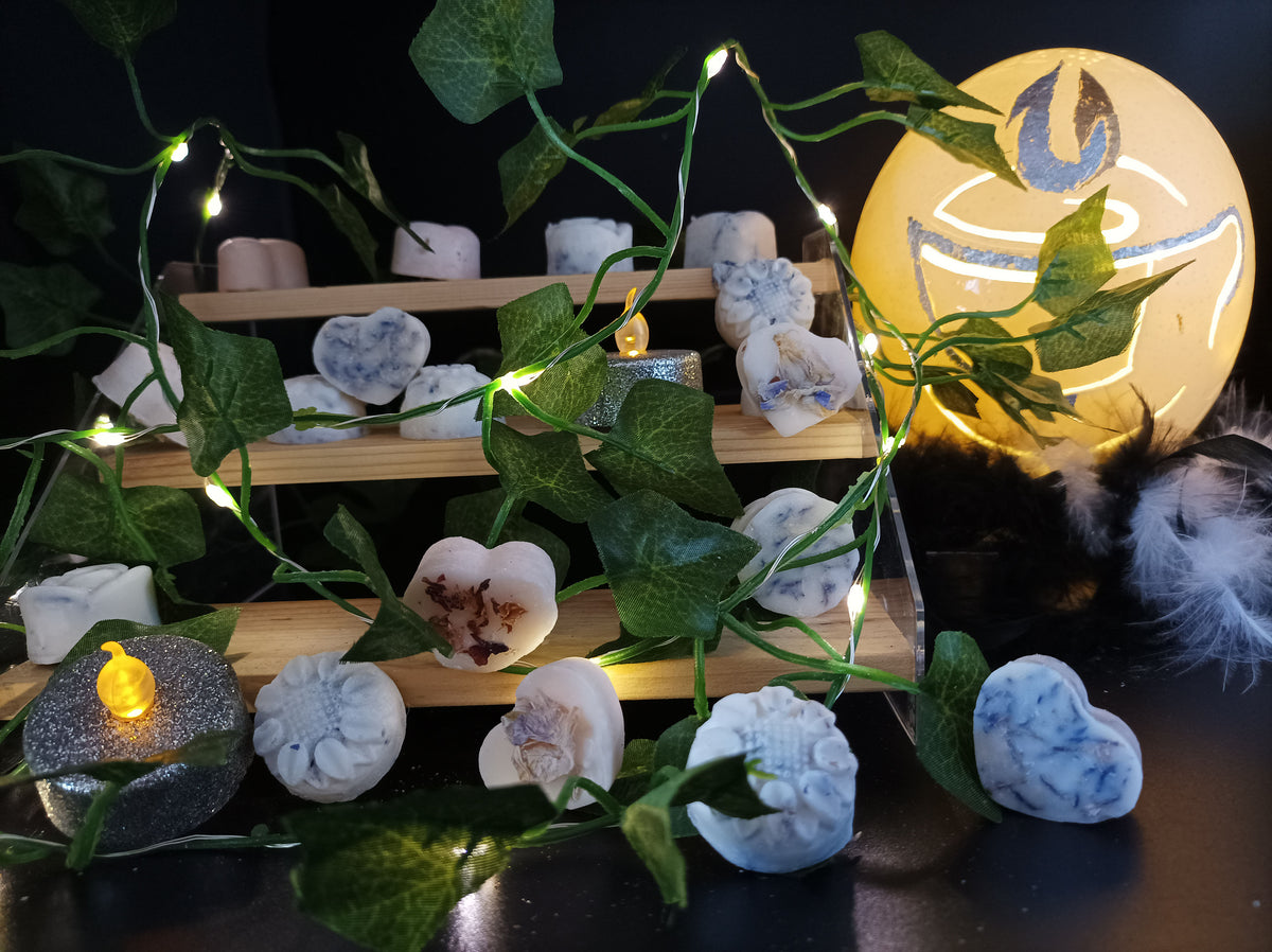 Fondants Faits à la main avec des huiles essentielles de plantes