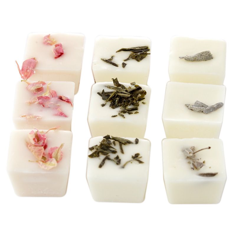 Fondants Faits à la main avec des huiles essentielles de plantes