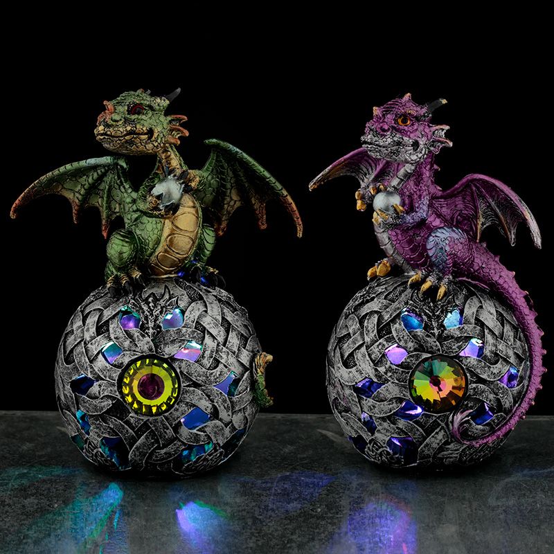 Figurine Oeil Celtique avec dragon LED