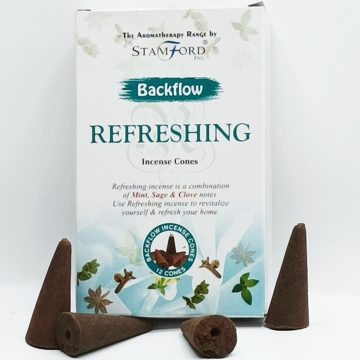 Cônes d&#39;encens Backflow rafraîchissant et relaxant