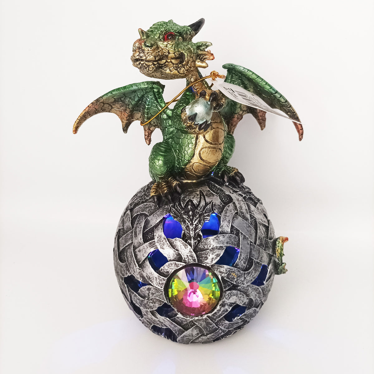 Figurine Oeil Celtique avec dragon LED